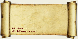 Anđa Stojaković vizit kartica